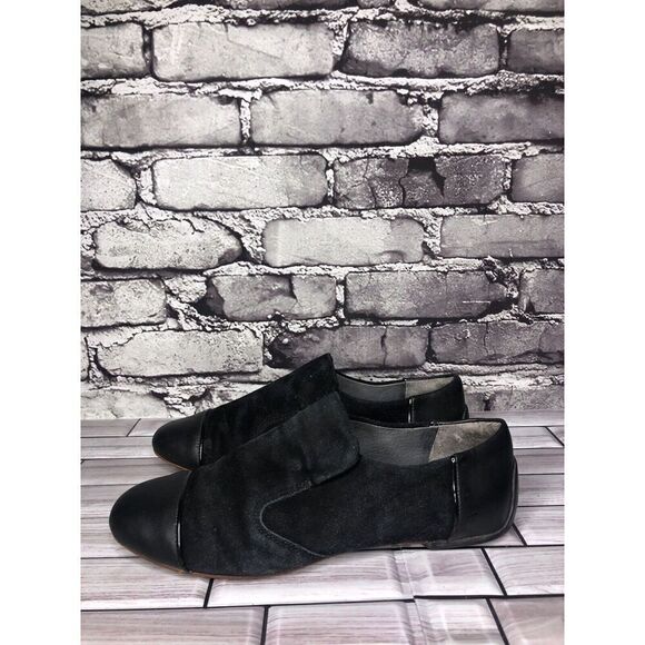 Tsubo Black Suede Leather Cap Toe Casual Loafers Flats Shoes Women’s 6M US/37EU - Picture 15 of 16